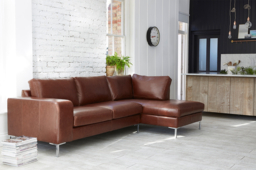 White Chenille 3.5 Seater Sofa - Modern Style Custom Sofa In Stain Resistant Chenille - Kingly Range - thumbnail 8