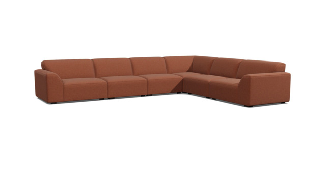 Dalston Extra Large Corner Sofa red - image 1