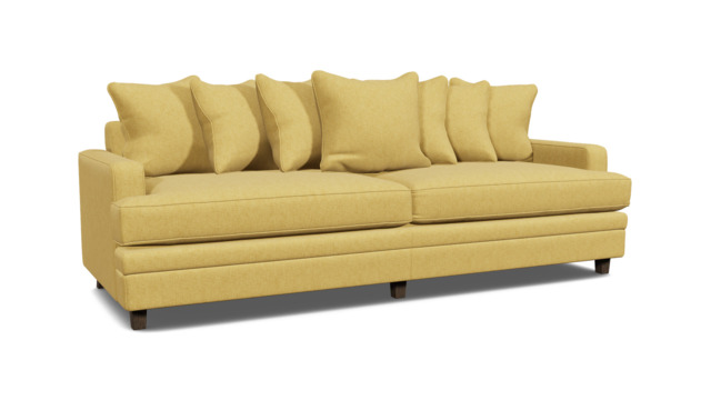 Streatham Scatter Back 4 Seater Sofa Bed yellow - image 1