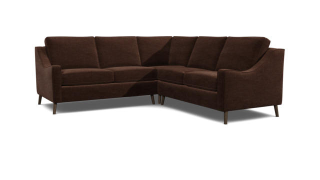 Weymouth 2 Seater Corner Sofa Bed brown - image 1