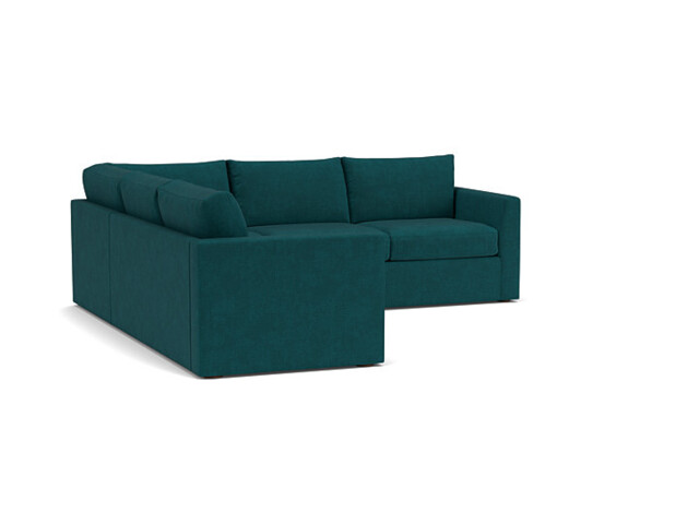 Portland 8 Seater Corner Sofa teal - image 1