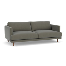 Grey Fabric 4 Seater Sofa - Modern Style Custom Sofa In Easy Clean Fabric - Middleton Range