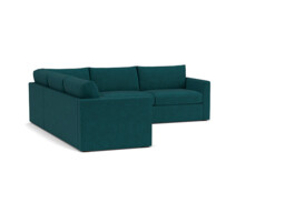 Portland 9 Seater Corner Sofa teal - thumbnail 1