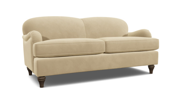 Cream Fabric 3.5 Seater Sofabed - Traditional Fold Out Custom Sofa Bed - Lincoln Range - image 1