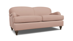 Pink Velvet 3.5 Seater Sofabed - Traditional Fold Out Custom Sofa Bed In Stain Resistant Velvet - Lincoln Range - thumbnail 1