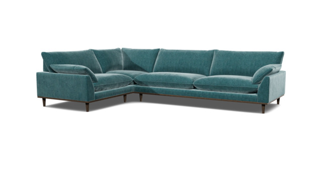 Soho Large Corner Sofa teal - image 1