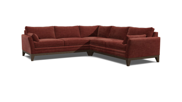 Exmouth 3.5 Corner Seater Sofa Bed purple - image 1