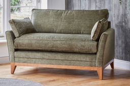 Teal Velvet 3 Seater Sofa - Modern Style Custom Sofa In Stain Resistant Velvet - Exmouth Range - thumbnail 6