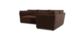 Bloomsbury Even Sided Corner Sofa brown - thumbnail 1