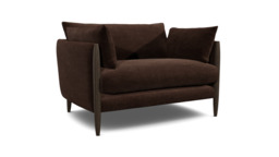 South Bank Loveseat brown - thumbnail 1