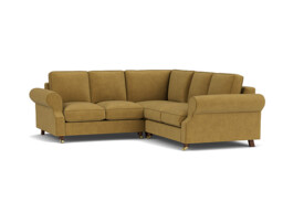 Kendal 2 Seater Corner Sofa Bed yellow