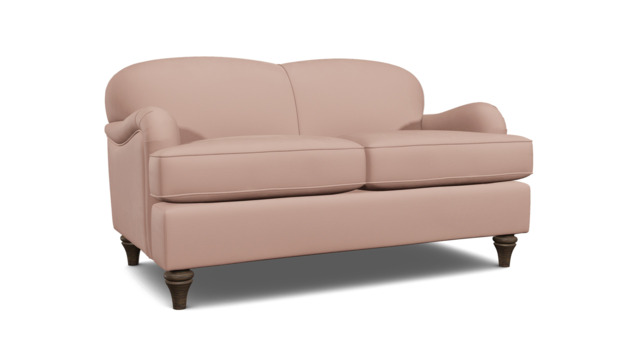 Pink Velvet 2 Seater Sofabed - Traditional Fold Out Custom Sofa Bed In Stain Resistant Velvet - Lincoln Range - image 1