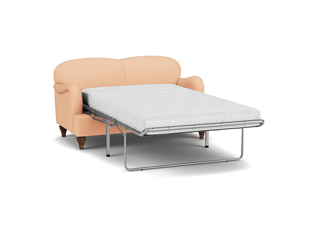 Pink Velvet 2 Seater Sofabed - Traditional Fold Out Custom Sofa Bed In Stain Resistant Velvet - Lincoln Range - image 1