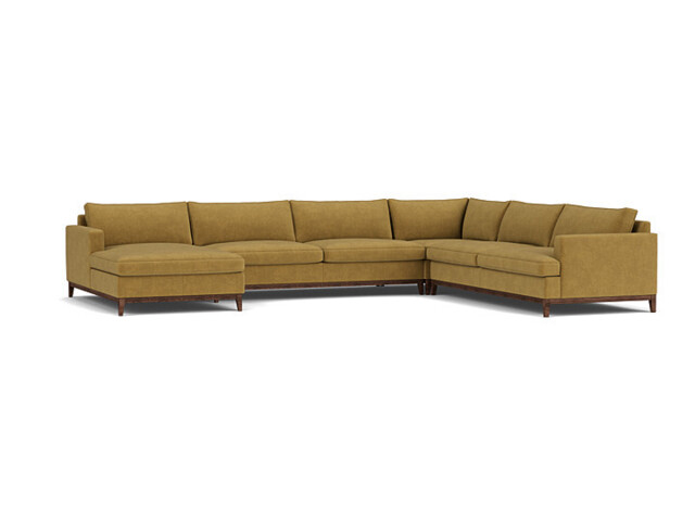 Oakham U Shape Sofa yellow - image 1