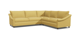 Hayling Large Corner Sofa yellow - thumbnail 1