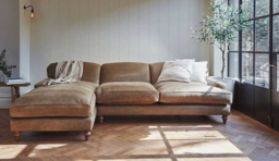 Galloway U-Shaped Sofa with Left or Right Chaise leather - thumbnail 1