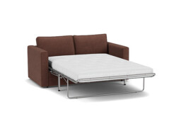 Purple Velvet 3 Seater Sofabed - Modern Fold Out Custom Sofa Bed In Easy Clean Velvet - Bromley Range - thumbnail 1