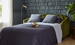 White Chenille 2 Seater Sofabed - Traditional Fold Out Custom Sofa Bed In Stain Resistant Chenille - Payton Range - thumbnail 2