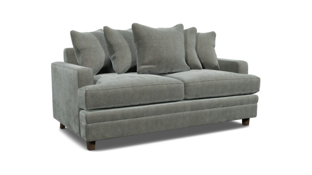 Streatham 2 Seater Scatter Back Sofa grey - image 1