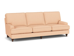 Pink Velvet 3 Seater Sofa - Modern Style Custom Sofa In Stain Resistant Velvet - Whinfell Range