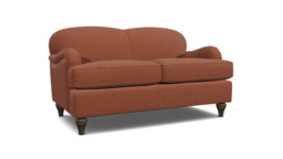Red Velvet 2 Seater Sofabed - Traditional Fold Out Custom Sofa Bed In Easy Clean Velvet - Lincoln Range - thumbnail 1