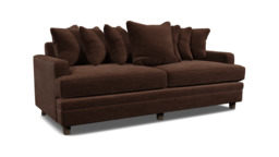 Streatham Scatter Back 3.5 Seater Sofa  brown - thumbnail 1