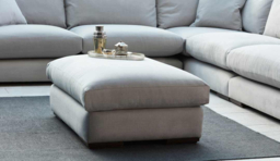 Cream Fabric U Shaped Sofa - Modren U Shape Corner Custom Sofa - Kingston Range - thumbnail 4