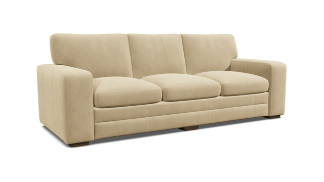 Cream Fabric 4 Seater Sofa - Modern Style Custom Sofa Settee - Sloane Range - image 1
