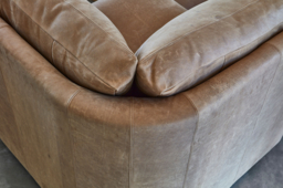 Cream Fabric 4 Seater Sofa - Modern Style Custom Sofa Settee - Sloane Range - thumbnail 5