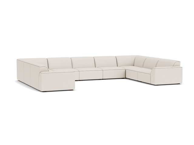 Dalston Extra Large U Shaped Sofa cream - image 1