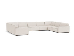 Dalston Extra Large U Shaped Sofa cream - thumbnail 1