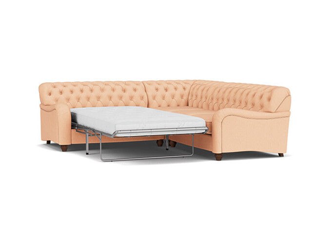 Bakewell 2 Seater Corner Sofa Bed  pink - image 1