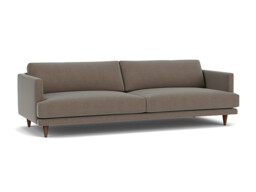 Brown Velvet 5 Seater Sofa - Modern Style Custom Sofa In Easy Clean Velvet - Middleton Range