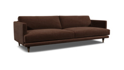 Brown Velvet 5 Seater Sofa - Modern Style Custom Sofa In Easy Clean Velvet - Middleton Range