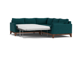 Exmouth 2 Seater Corner Sofa Bed teal