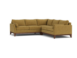 Exmouth 3 Seater Corner Sofa Bed yellow