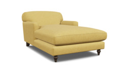 Darlings of Chelsea Galloway Stylish Yellow Armchair Chaise Day Bed