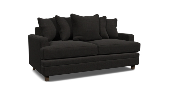 Streatham 2 Seater Scatter Back Sofa Bed black - image 1