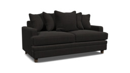 Streatham 2 Seater Scatter Back Sofa Bed black