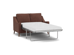 Purple Velvet 2 Seater Sofabed - Modern Fold Out Custom Sofa Bed In Easy Clean Velvet - Weymouth Range