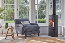Cream Fabric Armchair - Traditional Accent Custom Arm Chair - Ryde Range - thumbnail 3