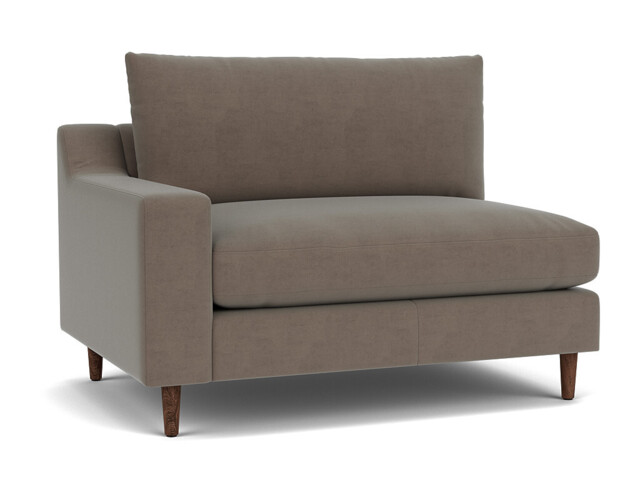 Weybridge Loveseat 1 Arm Sofa Sofa brown - image 1