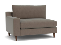 Weybridge Loveseat 1 Arm Sofa Sofa brown - thumbnail 1