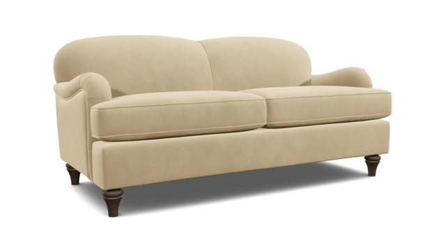 Cream Fabric 3.5 Seater Sofa - Traditional Style Custom Sofa - Lincoln Range - image 1