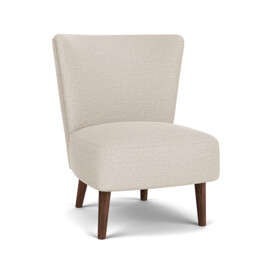 Cream Fabric Chair - Modern Accent Custom Arm Chair - Penryn Range