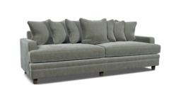 Streatham Scatter Back 4 Seater Sofa Bed grey - thumbnail 1