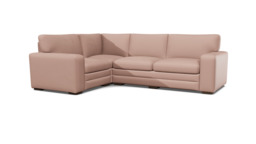 Pink Velvet 3X1.5 Seater Corner Sofabed - Modern Fold Out Custom Sofa Bed In Stain Resistant Velvet - Sloane Range - thumbnail 1