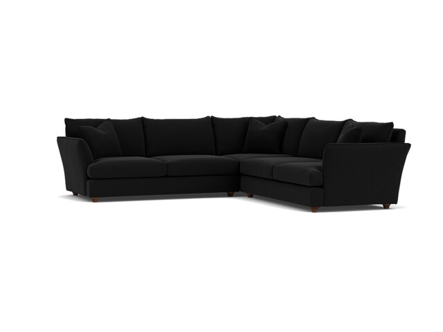 Hampstead Even Sided Corner Sofa black - image 1