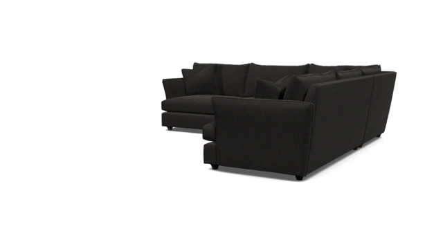 Hampstead Even Sided Corner Sofa black - image 1