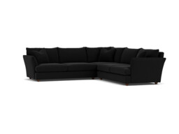 Hampstead Even Sided Corner Sofa black - thumbnail 1
